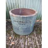Errington Reay Glazed Planter H49cm x W52cm