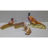 Beswick Pheasant & 2 Others Etc