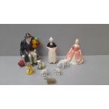 The Leonardo Collection - Balloon Seller, RD Figurine Debbie & 1 Other, Various Miniature Ornaments