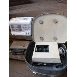 Diamator Slide Projector In Case, Radio & Teasmade