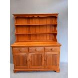 Pine Kitchen Dresser H168cm x W136cm x D47cm