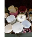 Box Plant Bowls, Cake Stand Etc