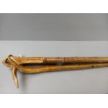 3 Horn Handled Sticks