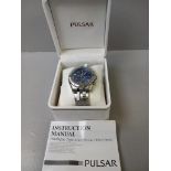 Pulsar 50M Chronograph Wrist Watch In Original Box & Sekonda 50M Wrist Watch (NUFC Badge) On Face