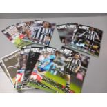 Collection Of NUFC Football Programmes 2009-2021