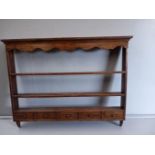 Oak Dresser Plate Rack H114cm x W144cm