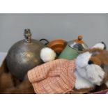 Box Lamp, Electric Kettle, Fox Soft Toy