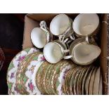 47 Pc Aynsley Teaware B971