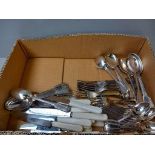 Box Knives, Servers, Forks, Spoons Etc