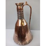 Copper Handled Vase H54cm