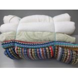 Bundle Wool Blankets & A Crochet Blanket