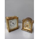 2 Carriage Clocks