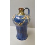 Royal Doulton Blue Stoneware Decanter/Bottle (8523)