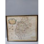 2 Maps In Frame - Cumberland & Northumberland