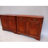 2 Reproduction Small Sideboards H85cm x W99cm x D37cm