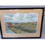 Print - Braes Of Derwent Hunt By F A Stewart