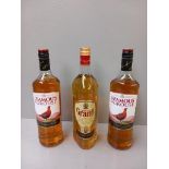 2 Bottles 'The Famous Grouse' Whisky & A Bottle Grants Whisky