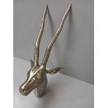 Plated Antelope Wall Mount