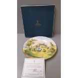 Royal Worcester Bothal Castle Landscape Plate (No 221)