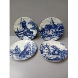 Box Spode Blue & White Plates, Delft & Other Plant Bowls