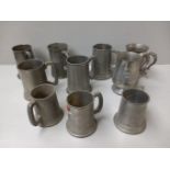 Box 10 Pewter Tankards