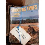 Box Including Magazines - The Field 1969-1995, Shooting Times 1977-1980 Etc