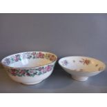 Minton 'Marlow' Bowl & Crown Staffordshire 'Thousand Flowers' Bowl