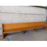 Church Pine Pew L397cm