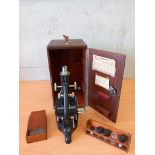 W Watson & Sons Limited, London Microscope In Box No 28210
