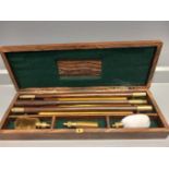 Gun Cleaning Kit In Wooden Box