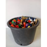 Bucket Including Empty Gun Cartridges