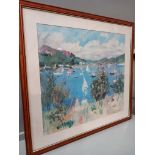 3 Large Coastal Prints H72cm x W77cm