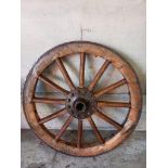 Old Gun Carriage Wheel (No 150)