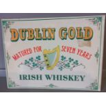 'Dublin Gold Irish Whiskey' Sign