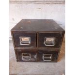 Early - Mid 20th Century 4 Drawer Metal Filing Cabinet