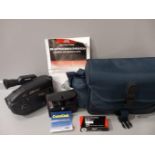 JVC Videomovie GR-AX60 Camera-Recorder Player, Lens, Battery Pack Etc In Carrying Case