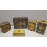 5 Old Tins & 6 Boxed Rington's Model Trucks & Horse/Carriages