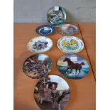 18 Collectors Plates & Stands Etc