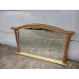 Gilt Mantel Mirror H78cm x W122cm