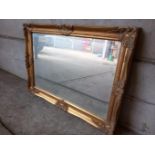 Gilt Mantel Mirror H64cm x W89cm