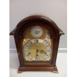 Mahogany Comitti Of London Mantel Clock