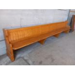 Church Pine Pew L397cm