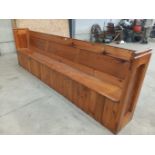 Pine Pew H97cm x L307cm x W53cm