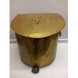 Brass Coal Box