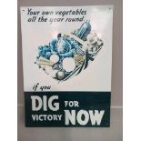 'Your Own Vegetables All The Year Round...' Sign