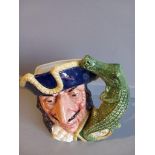 Royal Doulton Toby Jug 'Captain Hook'