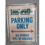 'Lambretta - Parking Only Sign'