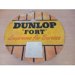 'Dunlop Fort' Cardboard Sign