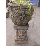 Ware Planter On Stand H76cm x W40cm