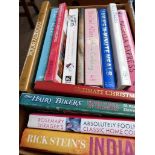 Box Assorted Books - Cookery, Learn To Paint, Flowers Etc